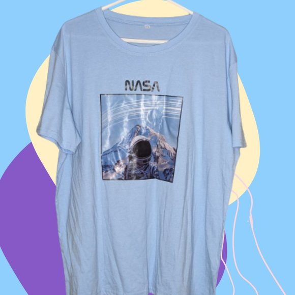 Plus Blue Nasa Tee - Picture 2 of 3